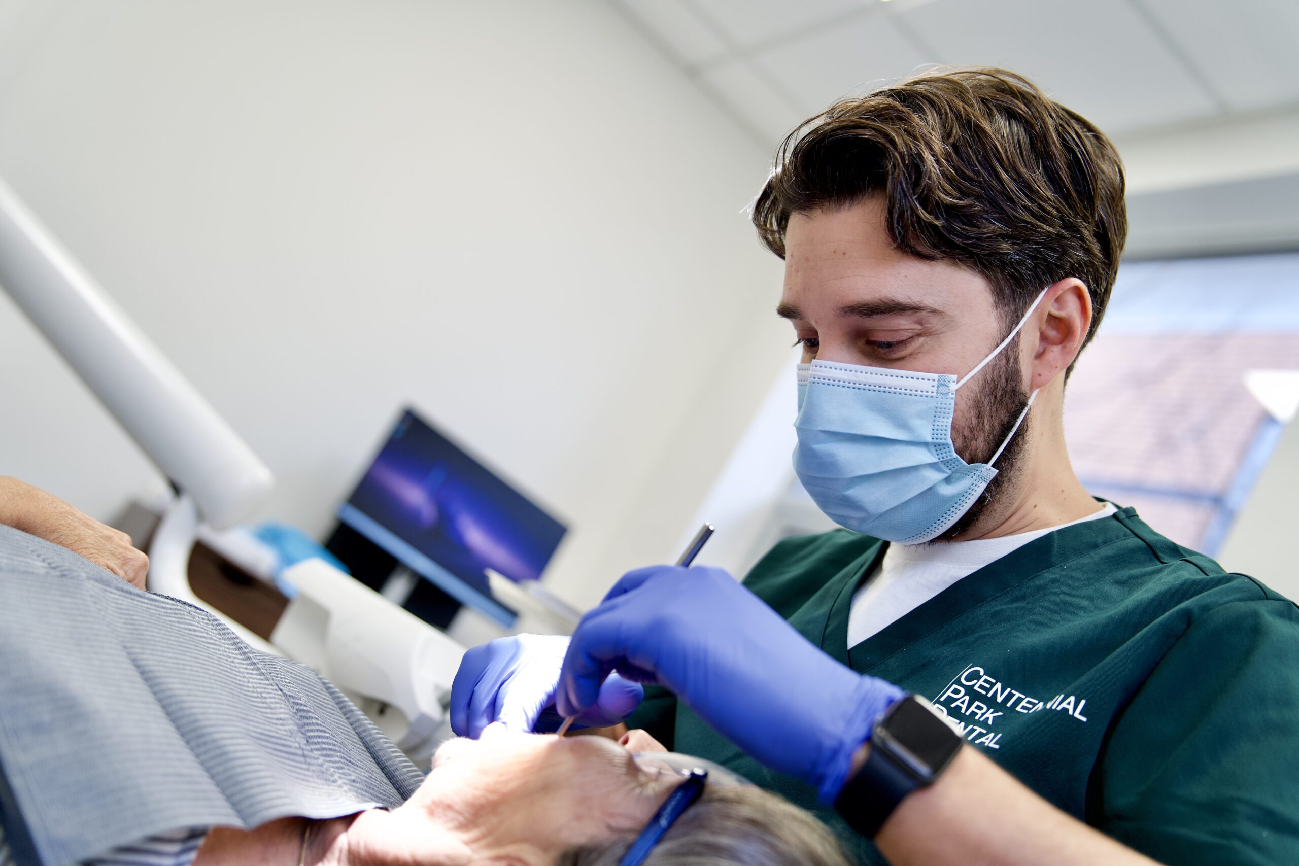 Saul with patient